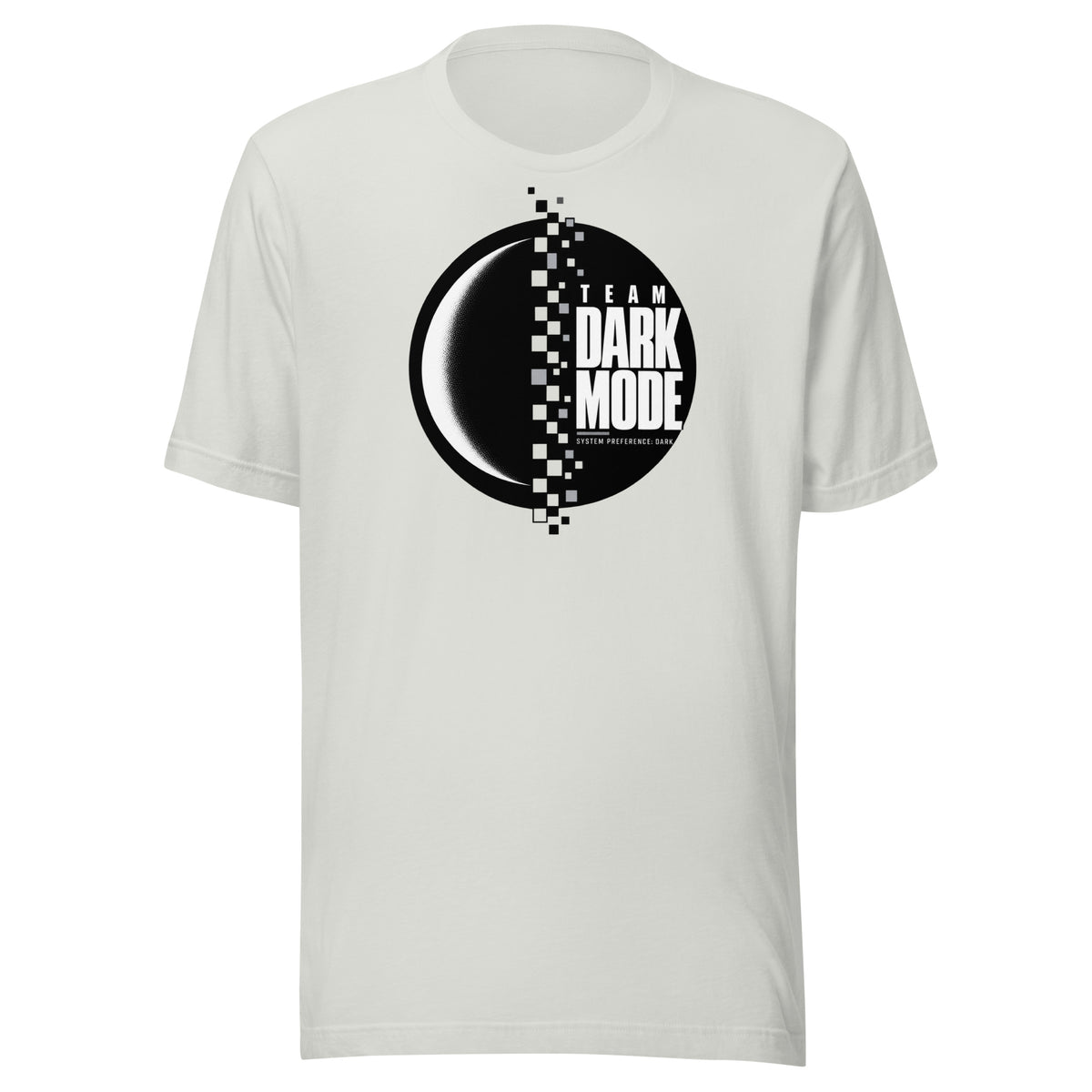 Team Dark Mode System Preference T-Shirt Graphic Tee — view 10