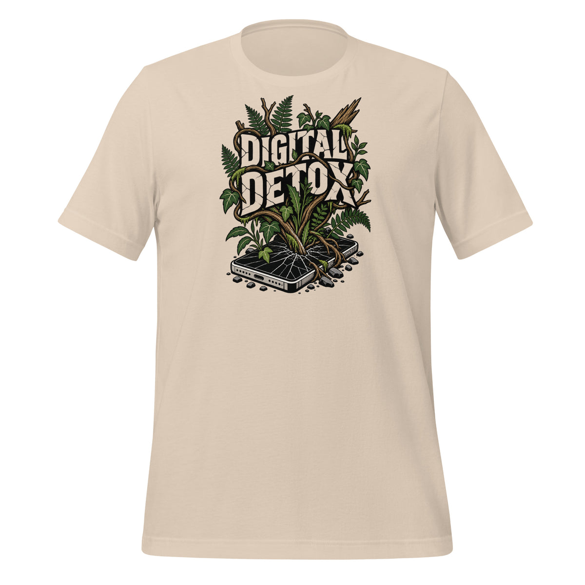 Digital Detox Nature Over Digital Shirt Graphic Tee — view 6