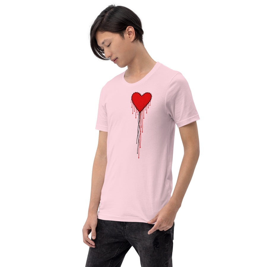 Product mockup Gothic Bleeding Heart Graphic Tee