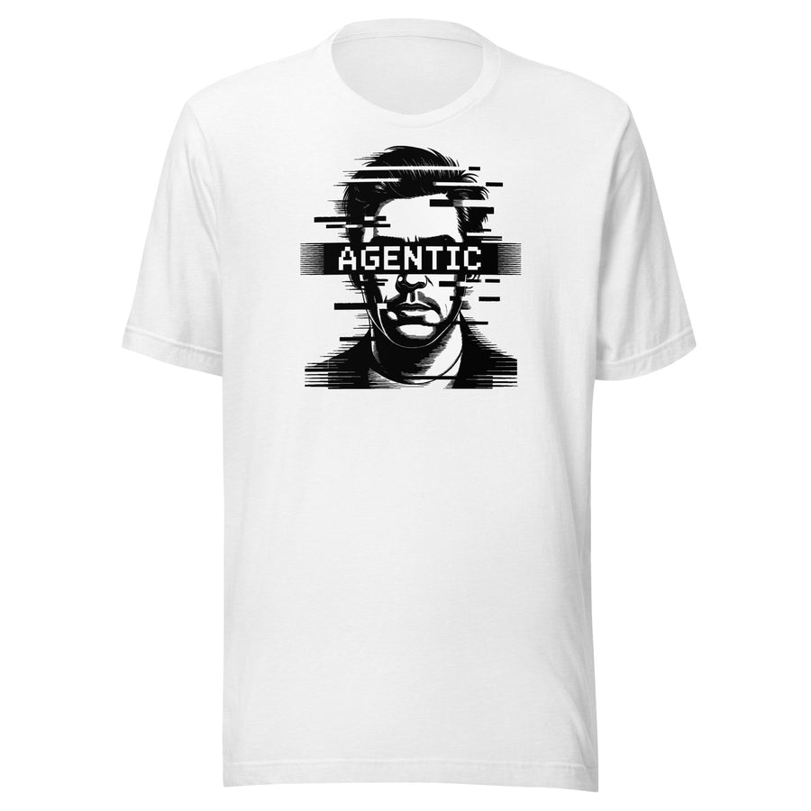 Product mockup graphic tee — back view
