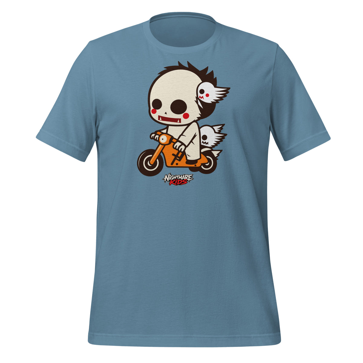 Nightmare Kids Rev Kid Motorcycle Shirt Graphic Tee — back view