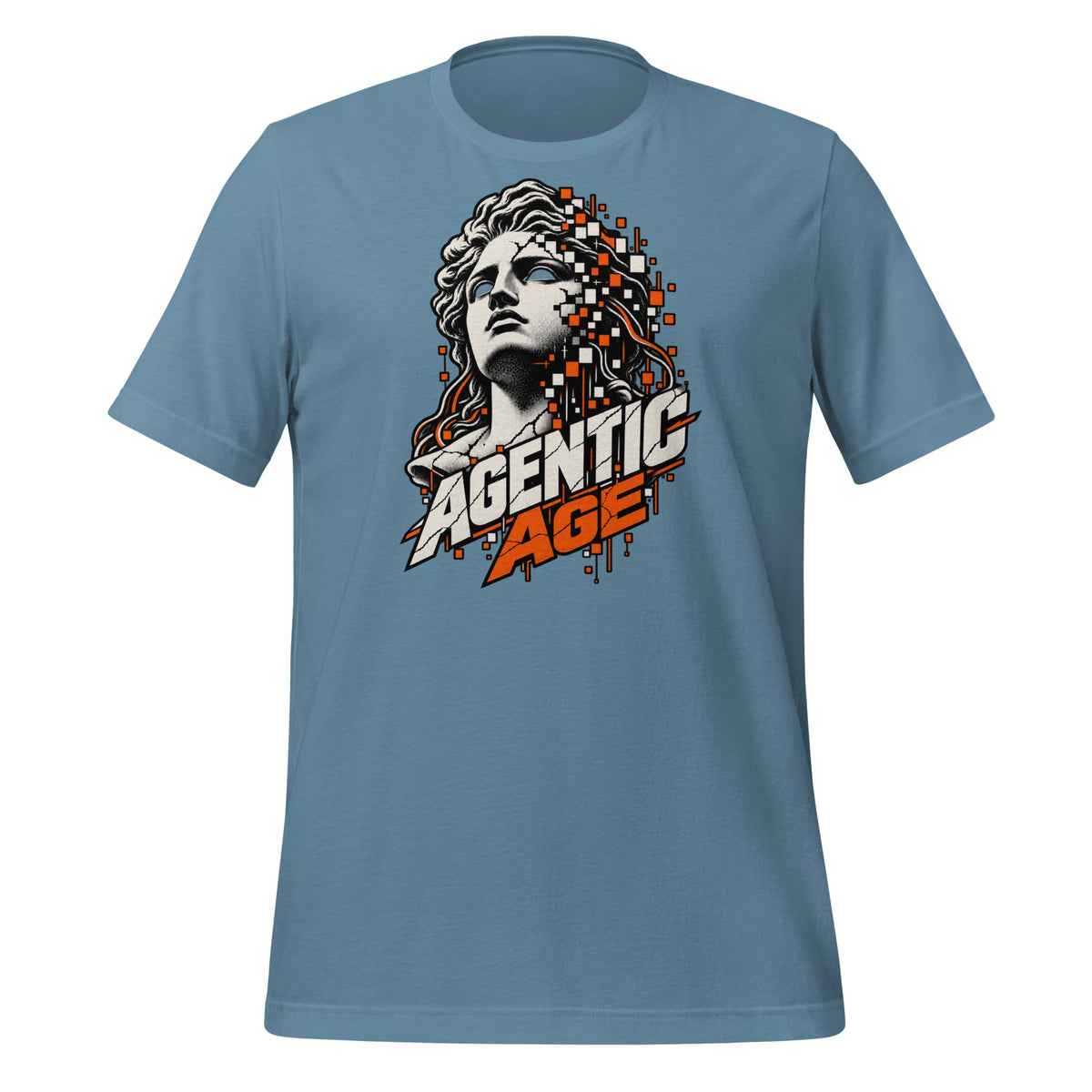 The Agentic Age - AI Agent T-Shirt Graphic Tee — view 3