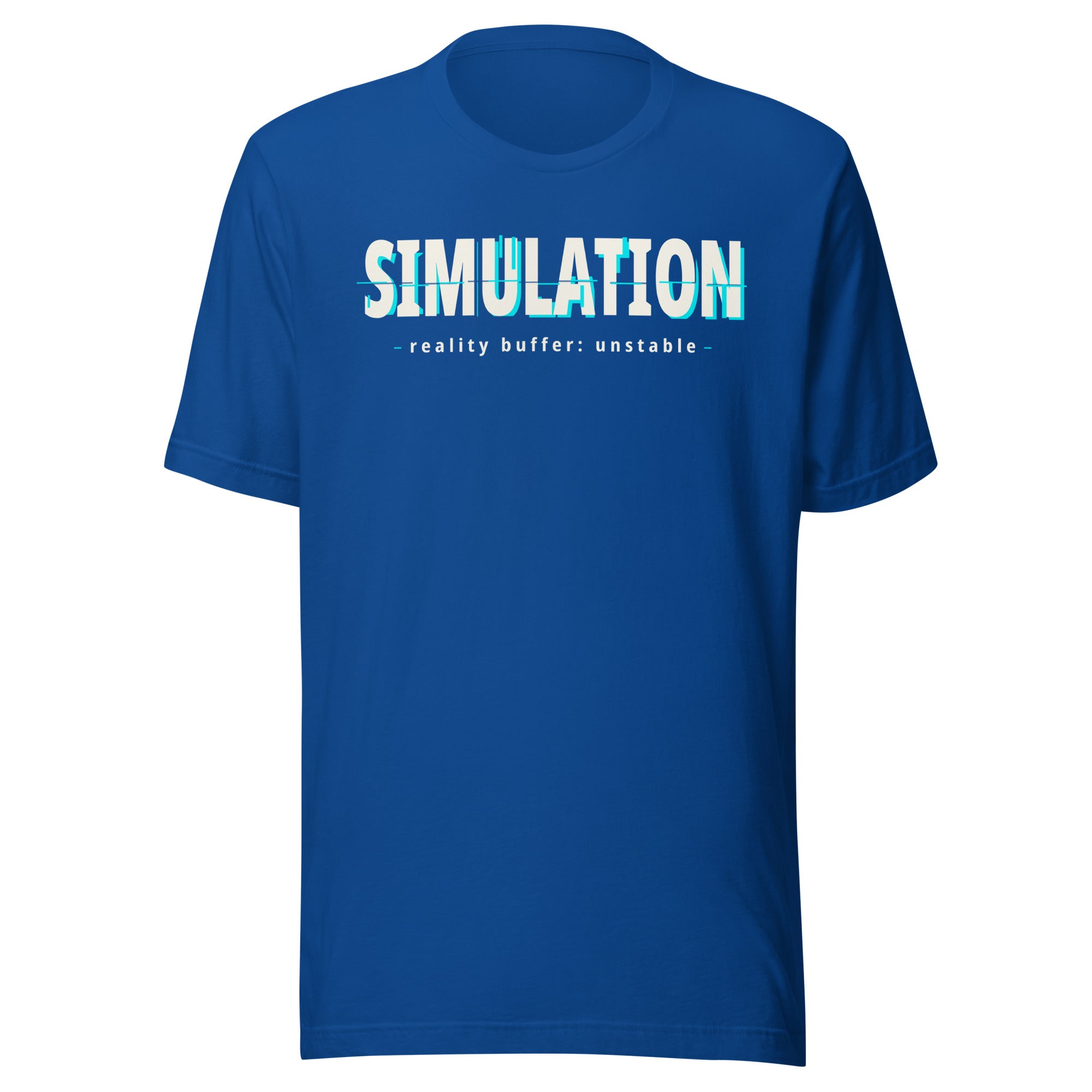 Simulation Reality Buffer Unstable T-Shirt - Glitch Philosophy Tee