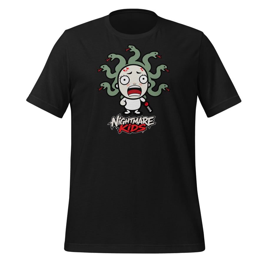Nightmare Kids Hiss Medusa Graphic Shirt graphic tee — back view