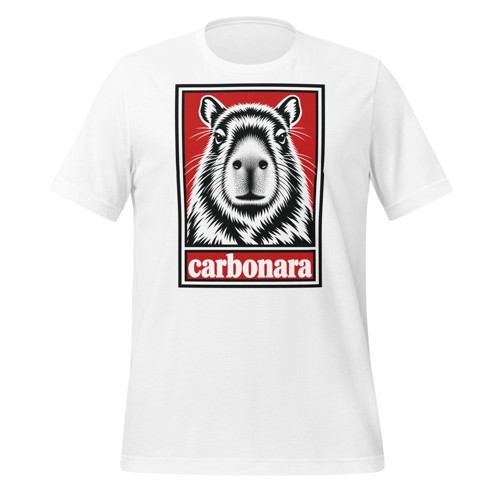 Capybara Carbonara T-Shirt Graphic Tee — view 7